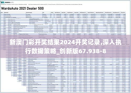 新澳门彩开奖结果2024开奖记录,深入执行数据策略_创新版67.938-8