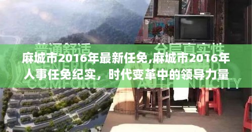 麻城市2016年人事任免纪实，时代变革中的领导力量