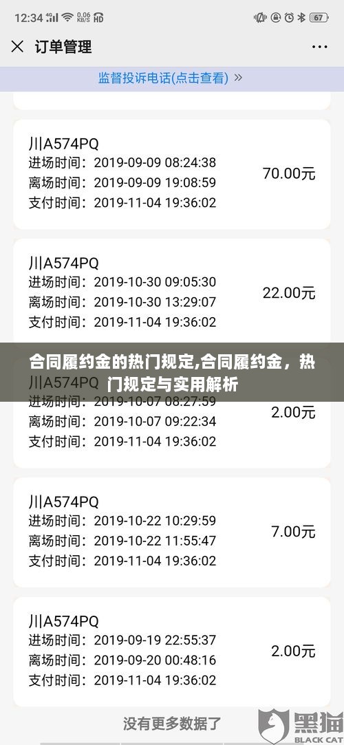 合同履约金的热门规定与实用解析