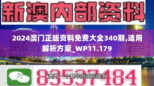 2024澳门正版资料免费大全340期,适用解析方案_WP11.179