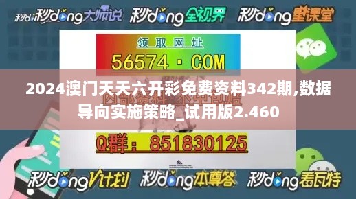 2024澳门天天六开彩免费资料342期,数据导向实施策略_试用版2.460