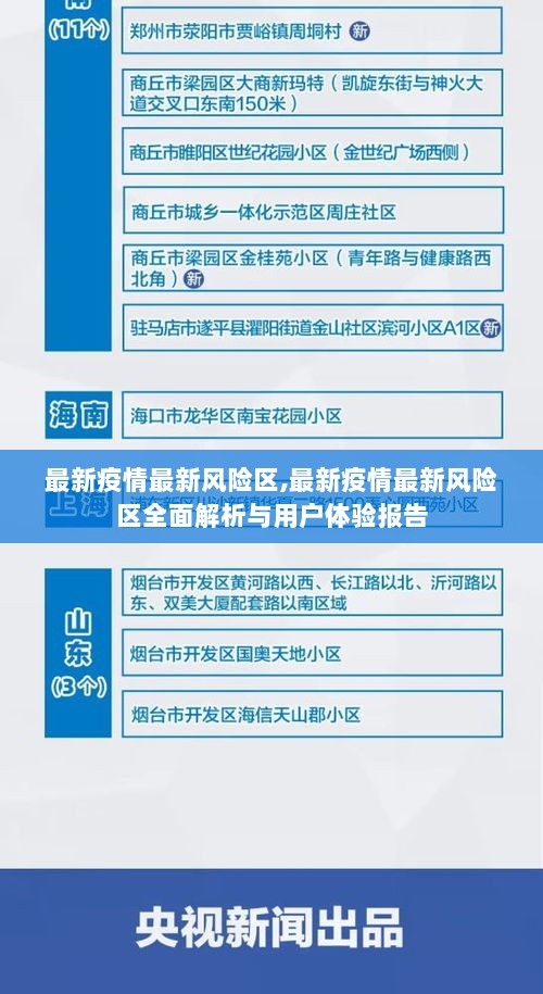 最新疫情风险区全面解析与用户体验报告