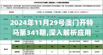 2024年11月29号澳门开特马第341期,深入解析应用数据_CT9.127