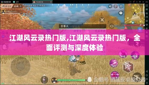 江湖风云录热门版，全面评测与深度体验