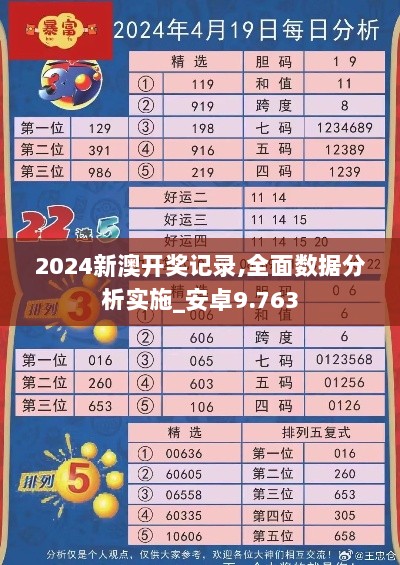 2024新澳开奖记录,全面数据分析实施_安卓9.763