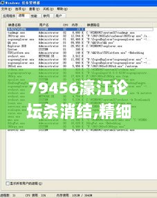 79456濠江论坛杀消结,精细化执行计划_复刻版5.543