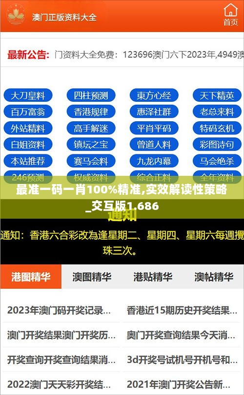 最准一码一肖100%精准,实效解读性策略_交互版1.686