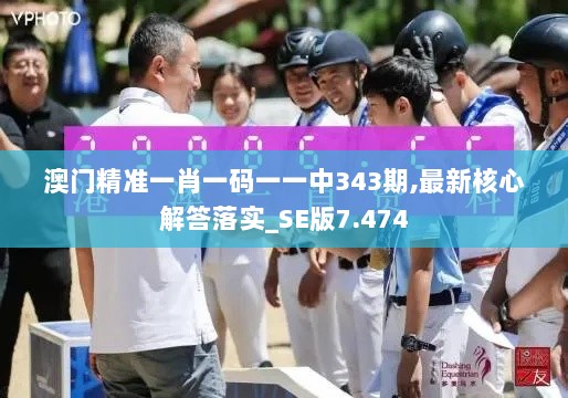 澳门精准一肖一码一一中343期,最新核心解答落实_SE版7.474