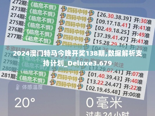 2024澳门特马今晚开奖138期,数据解析支持计划_Deluxe3.679