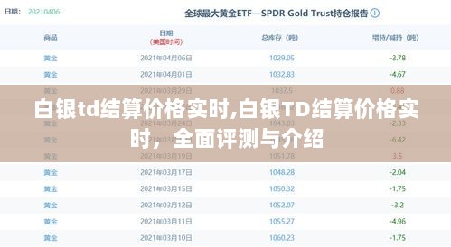 白银TD结算价格实时解析，全面评测与详细介绍