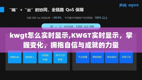 KWGT实时显示，掌握变化，成就自信的力量