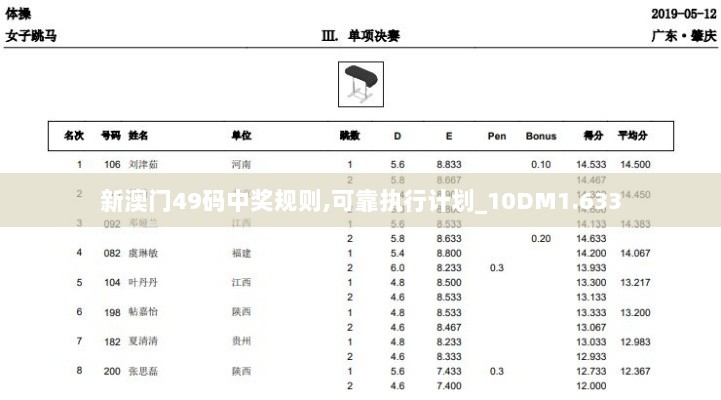 新澳门49码中奖规则,可靠执行计划_10DM1.633