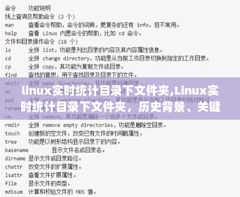 Linux实时统计目录下文件夹的技术进展及其领域影响，历史背景、关键进展与领域冲击标题建议，Linux目录下文件夹实时统计技术，进展、领域影响与冲击