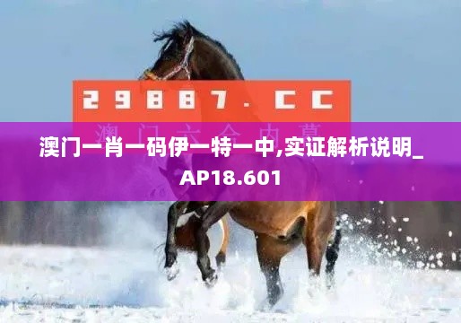 澳门一肖一码伊一特一中,实证解析说明_AP18.601