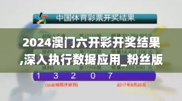 2024澳门六开彩开奖结果,深入执行数据应用_粉丝版7.413