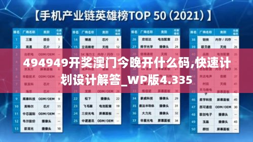 494949开奖澳门今晚开什么码,快速计划设计解答_WP版4.335