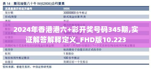 2024年香港港六+彩开奖号码345期,实证解答解释定义_FHD版10.223