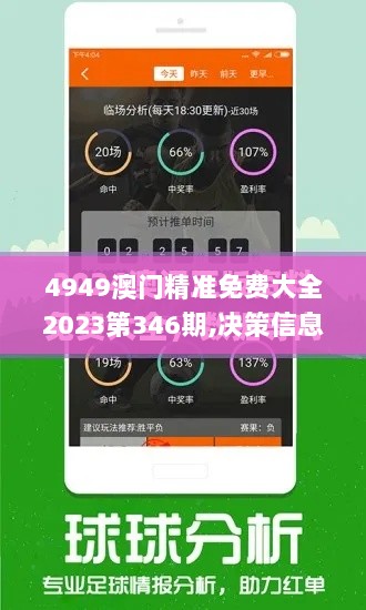 4949澳门精准免费大全2023第346期,决策信息解析说明_L版6.130