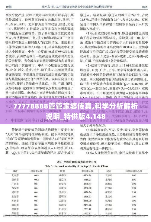 77778888管管家婆传真,科学分析解析说明_特供版4.148