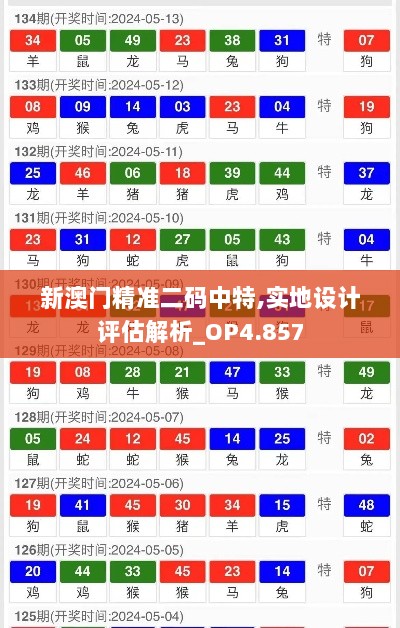 新澳门精准二码中特,实地设计评估解析_OP4.857