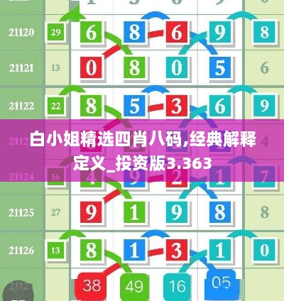 白小姐精选四肖八码,经典解释定义_投资版3.363