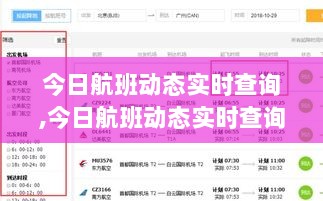 今日航班动态实时查询，探索航空领域的创新与发展