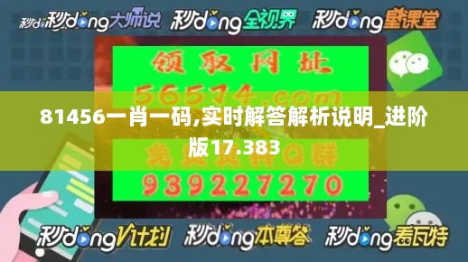 81456一肖一码,实时解答解析说明_进阶版17.383