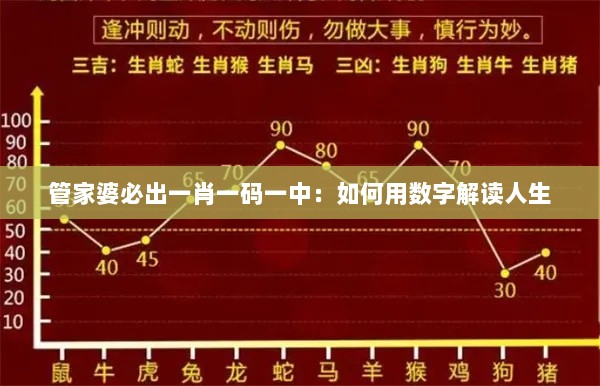 管家婆必出一肖一码一中：如何用数字解读人生