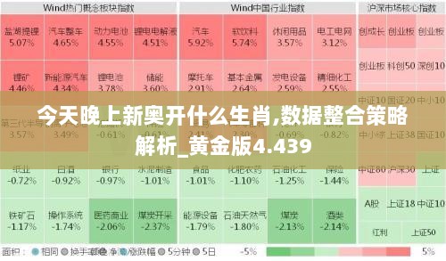 今天晚上新奥开什么生肖,数据整合策略解析_黄金版4.439