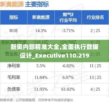 新奥内部精准大全,全面执行数据设计_Executive110.219