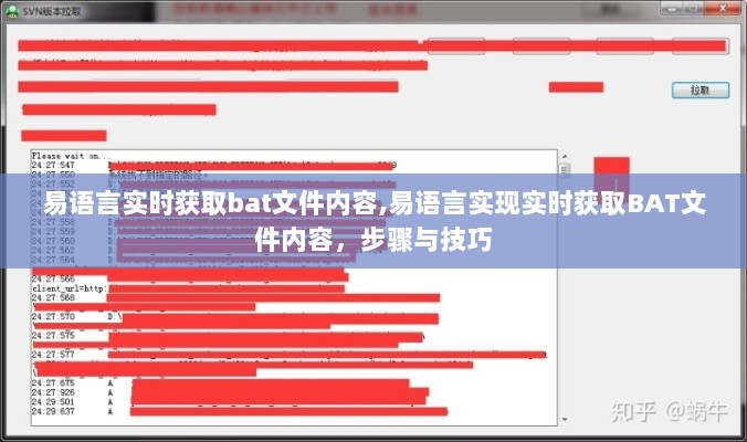 易语言实时获取BAT文件内容的方法和步骤技巧