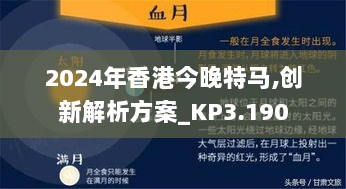 2024年香港今晚特马,创新解析方案_KP3.190