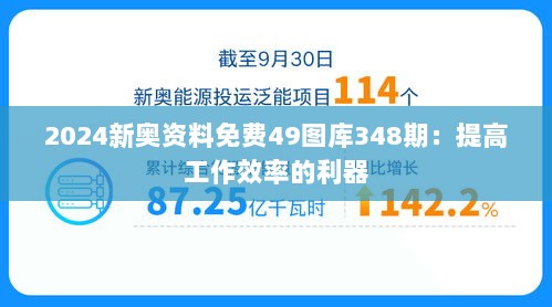 2024新奥资料免费49图库348期：提高工作效率的利器