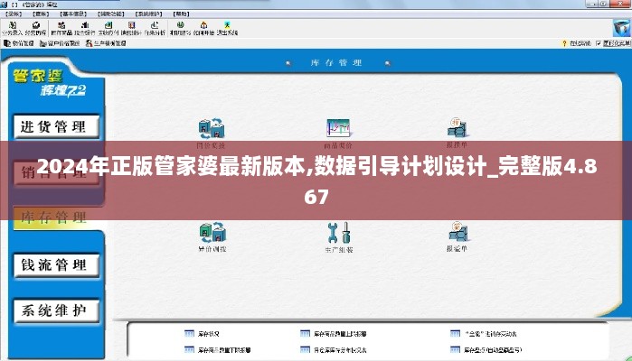 2024年正版管家婆最新版本,数据引导计划设计_完整版4.867