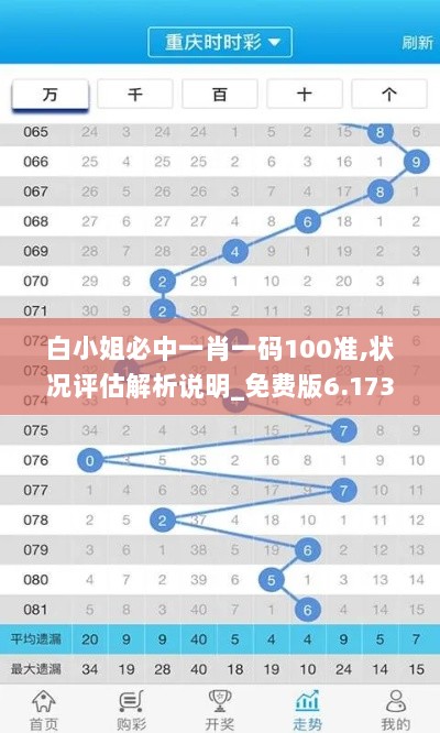 白小姐必中一肖一码100准,状况评估解析说明_免费版6.173