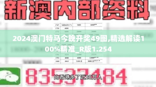 2024澳门特马今晚开奖49图,精选解读100%精准_R版1.254