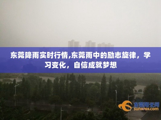 东莞雨中励志旋律，学习变化，自信成就梦想在雨中前行