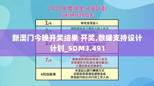 新澳门今晚开奖结果 开奖,数据支持设计计划_5DM3.491