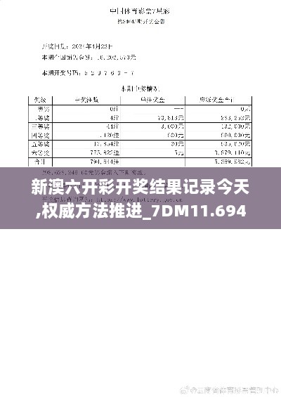 新澳六开彩开奖结果记录今天,权威方法推进_7DM11.694