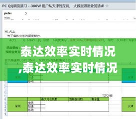 揭秘泰达效率背后的秘密，实时运作情况深度解析。