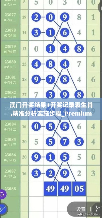 澳门开奖结果+开奖记录表生肖,精准分析实施步骤_Premium6.546