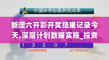 新澳六开彩开奖结果记录今天,深层计划数据实施_投资版2.447