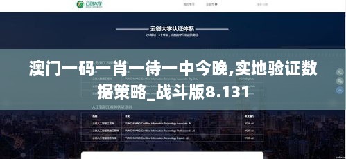 澳门一码一肖一待一中今晚,实地验证数据策略_战斗版8.131