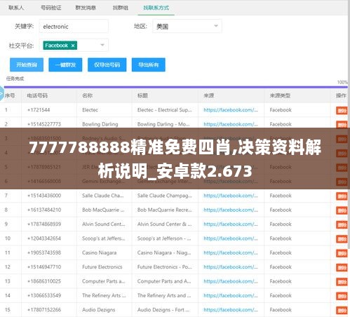 7777788888精准免费四肖,决策资料解析说明_安卓款2.673