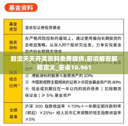 新澳天天开奖资料免费提供,前沿解答解释定义_安卓10.961