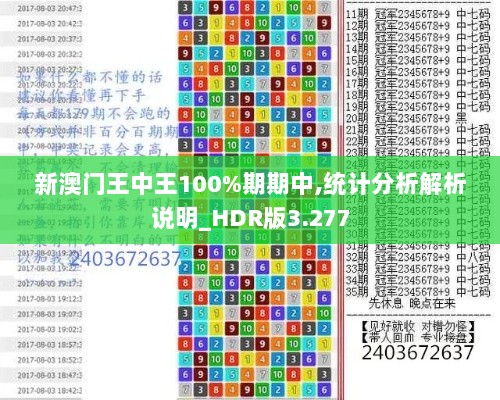 新澳门王中王100%期期中,统计分析解析说明_HDR版3.277