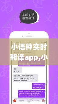 小语种实时翻译APP，打破语言壁垒，助力全球沟通的新利器