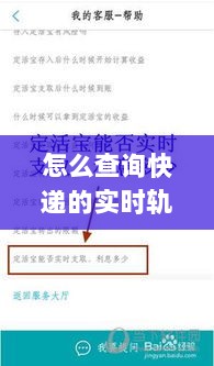 快递实时轨迹查询方法与观点探讨，如何追踪快递动态？