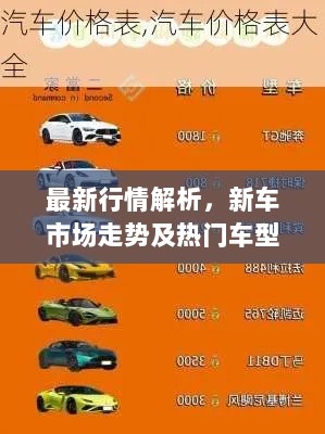 最新行情解析，新车市场走势及热门车型概览