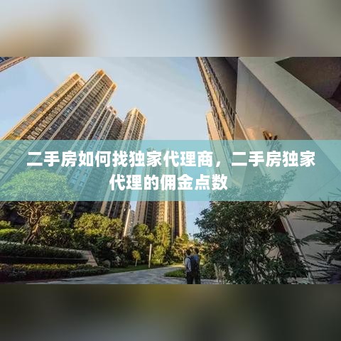 二手房如何找独家代理商，二手房独家代理的佣金点数 